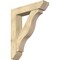 Ekena Millwork Funston Slat Rough Sawn Bracket w/ Offset Brace, Douglas Fir, 8"W x 36"D x 44"H BKT0806X36X44FST06RDF - alternate 1